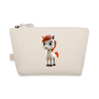 Pony Riding Pony Foal Rider Ponies Riding Pony Farm - Organic Pouch - nature - Front