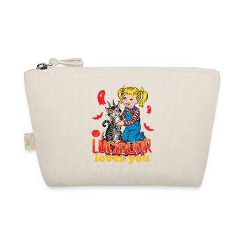 Lucipurr vous aime doux Halloween - Trousse biologique - nature - Devant