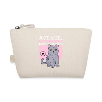 Just A Girl Who Loves British Shorthair Mother Kit - Bio-Täschchen - Natur - Vorne