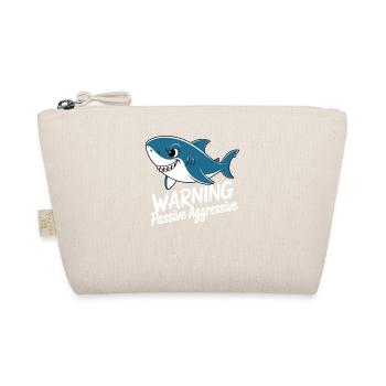 Warning of passive aggressive shark - Organic Pouch - nature - Front
