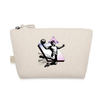 Handball Handballer - Bio-Täschchen - Natur - Vorne