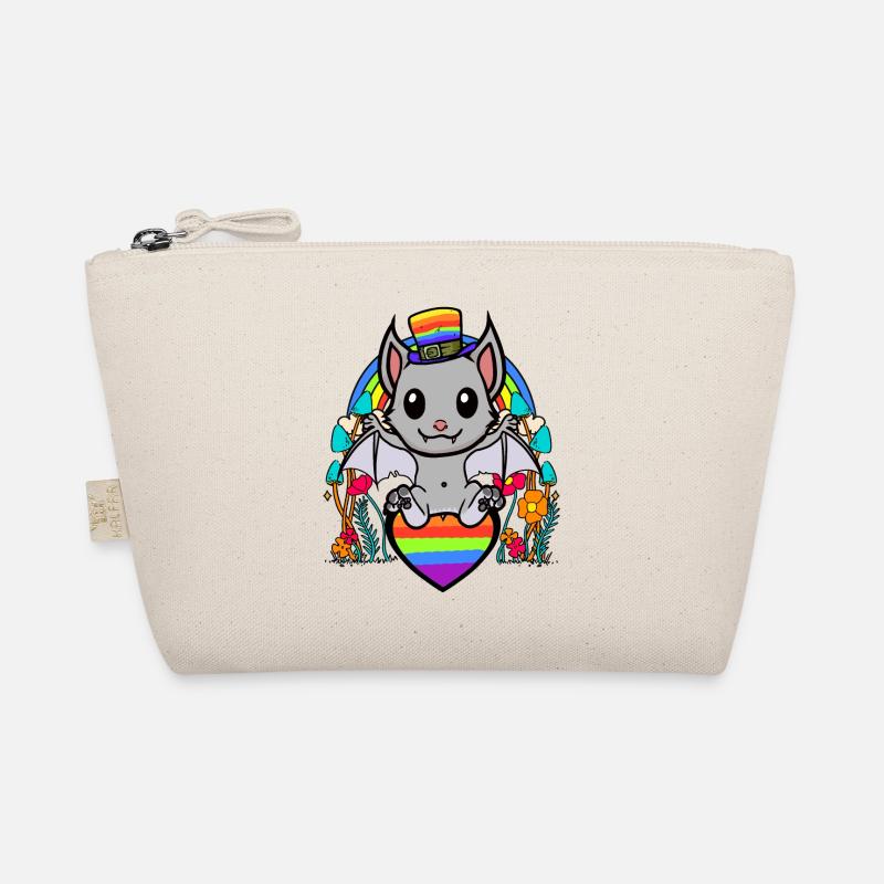 LGBT Gay Pride Bat Drapeau arc-en-ciel Trousse biologique