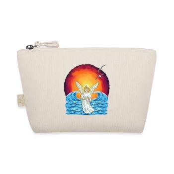 Angel Sunset Sea Waves Nature - Organic Pouch - nature - Front