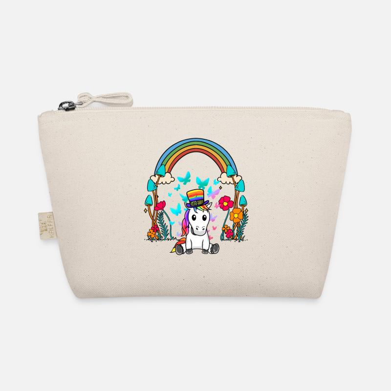 LGBT Regenbogen Regenbogenfahne Einhorn Bio-Täschchen