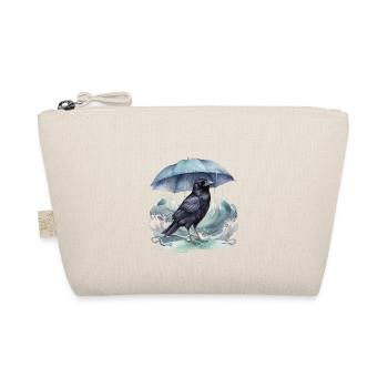 Bird Birds Umbrella Weather Coast Sea - Organic Pouch - nature - Front