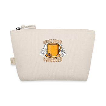 Snorkeling Coffee Before Water Sports Coffee Lover - Organic Pouch - nature - Front