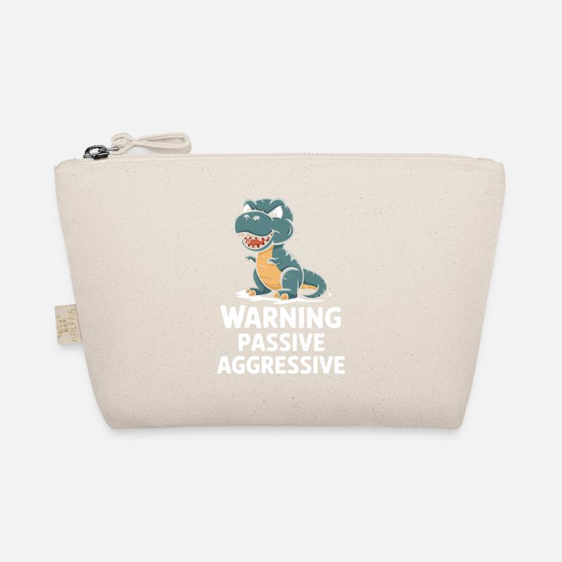 Attention Passive Aggressive Dinosaur Organic Pouch