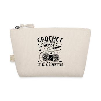 Crochet is not a hobby it is a lifestyle - Crochet - Bio-Täschchen - Natur - Vorne