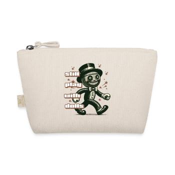 Voodoo Doll Creepy Party Design Still Playing - Organic Pouch - nature - Front