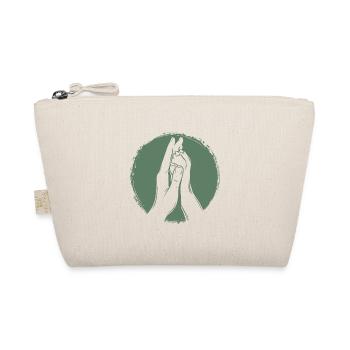 Hand + Dog Paw - High Five - Dog Fan - Organic Pouch - nature - Front