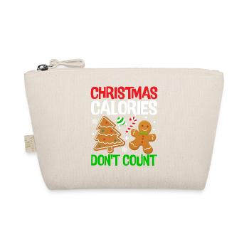 Christmas Calories Don't Count Gingerbread Cookie - Bio-Täschchen - Natur - Vorne