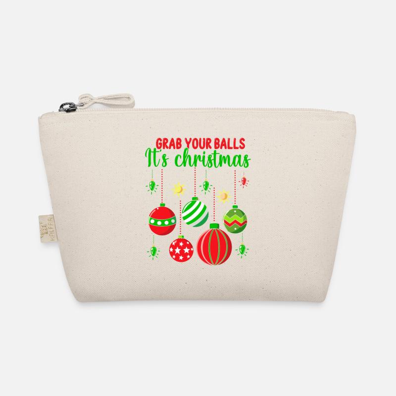 Grab Your Balls It's Christmas Tree Baubles Bio-Täschchen