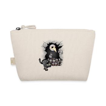 Creepy Halloween Cat Medieval Plague Cats - Organic Pouch - nature - Front