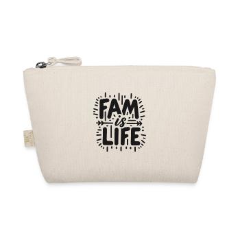 Fam ist Leben - Bio-Täschchen - Natur - Vorne
