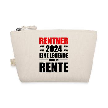 Rentner 2024 eine Legende geht in Rente Sprüche - Bio-Täschchen - Natur - Vorne