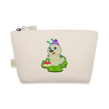 Gâteau d’anniversaire chenille - Trousse biologique - nature - Devant