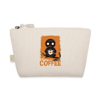 Niedliche Voodoo-Puppe Kaffee-Liebhaber - Bio-Täschchen - Natur - Vorne