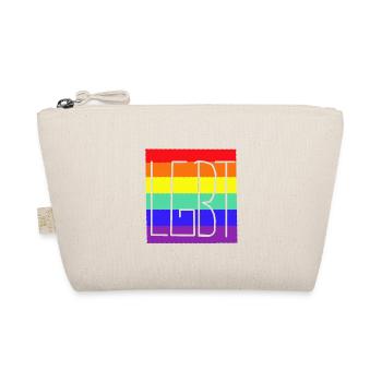 LGBT Rainbow Flag Gay Pride - Organic Pouch - nature - Front