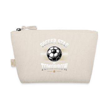 Soccer Star Legend Soccer Players Talent Kids - Organic Pouch - nature - Front