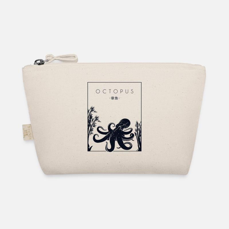 Octopus Chinese Hanzi Cephalopoda Octopodes Organic Pouch