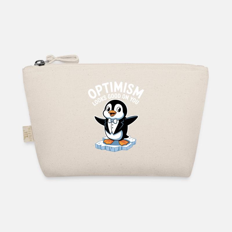 Optimism suits you well Penguin Organic Pouch