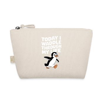 Aujourd’hui, je me dandine dans ma vie Penguin - Trousse biologique - nature - Devant