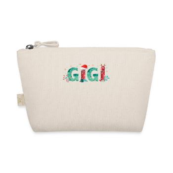 Weihnachten Gigi Oma Design Christmas Gigi - Bio-Täschchen - Natur - Vorne