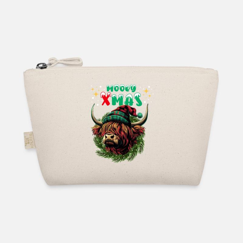 Mooey Noël Ecossais Highland Bovins Vache Drôle Trousse biologique