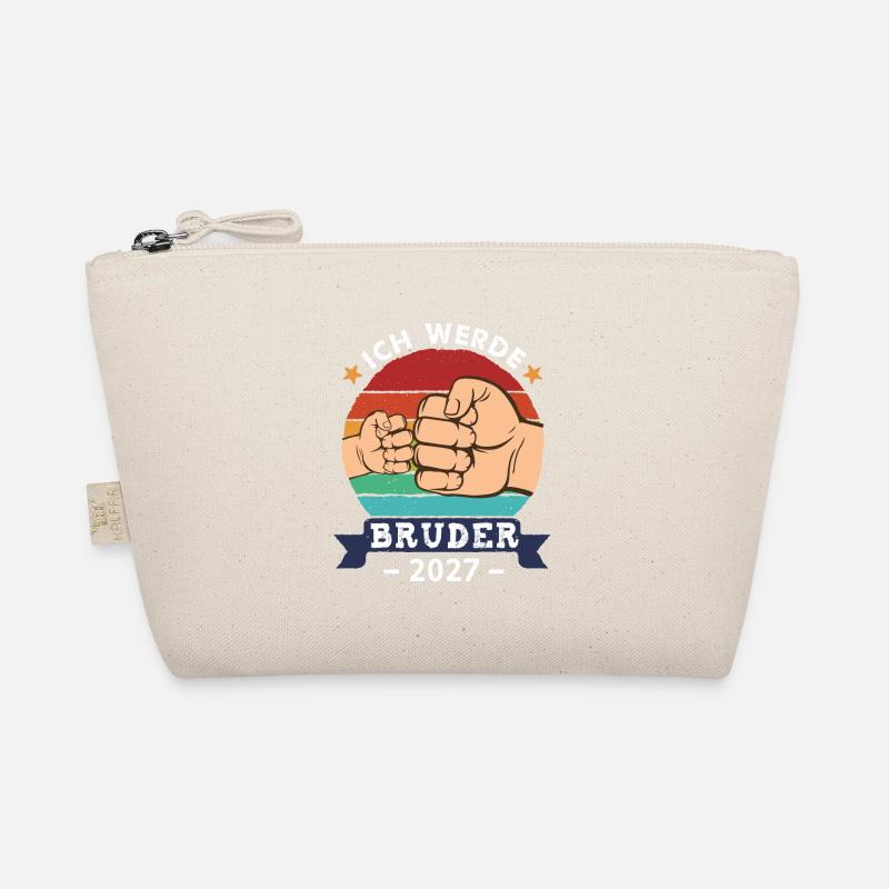 Ich werde Bruder 2027 Schwangerschaft Werdender Bio-Täschchen