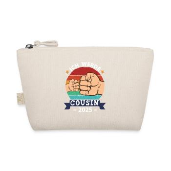 I Will Be Cousin 2025 Pregnancy Expectant - Organic Pouch - nature - Front