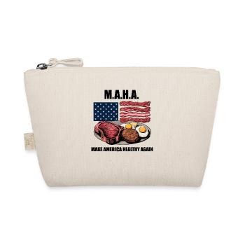Patriotisches Amerikanisches Frühstück Gesundheit - Bio-Täschchen - Natur - Vorne