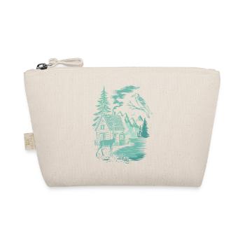 Paysage de forêt enchantée en cottagecore sombre - Trousse biologique - nature - Devant