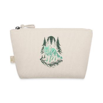 Mystic Fox in Dark Cottagecore Forest - Organic Pouch - nature - Front