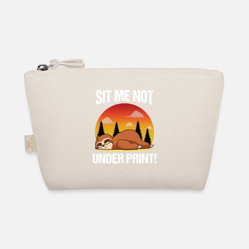 Sit Me Not Under Print German Proverbs Organic Pouch
