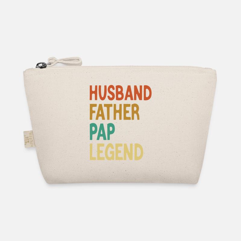 Ehemann Vater Papa Legende Vatertag - Bio-Täschchen - Natur
