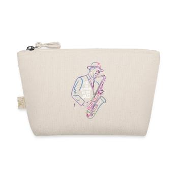 Feel the rhythm, be the jazz - Organic Pouch - nature - Front