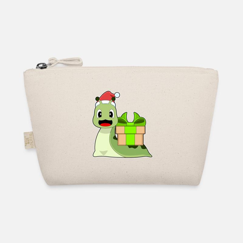 Snail Christmas Package Organic Pouch