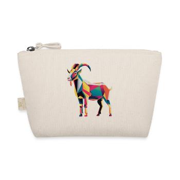 Colorful GeomeColorful Geometric Farm Ziegengraf - Organic Pouch - nature - Front