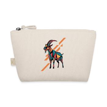 Geometric Farm Animal Graphic Colorful - Organic Pouch - nature - Front