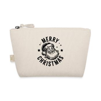 Merry Christmas Santa - Organic Pouch - nature - Front