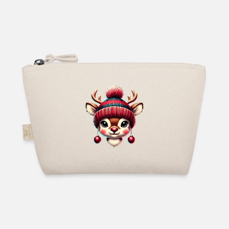 Charmant design vintage avec renne Trousse biologique