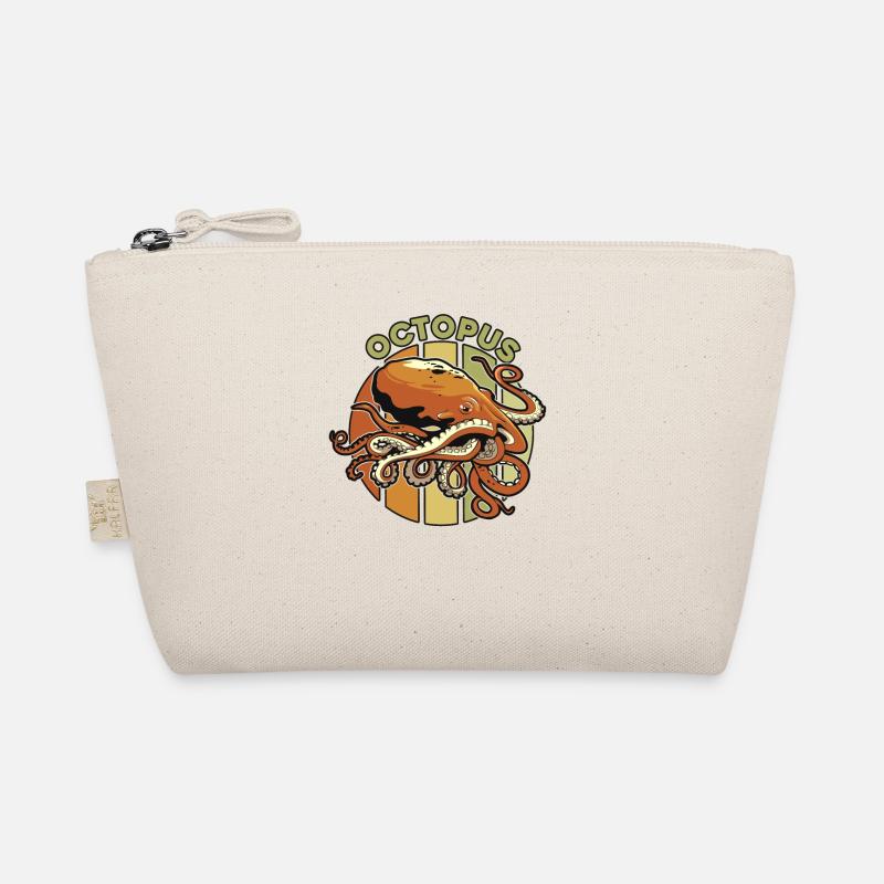 Retro Cephalopoda Octopodes Octopoda Lover Octopus Organic Pouch