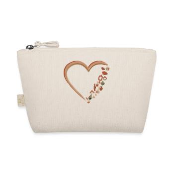 Poterie Céramique Artiste Coeur - Trousse biologique - nature - Devant