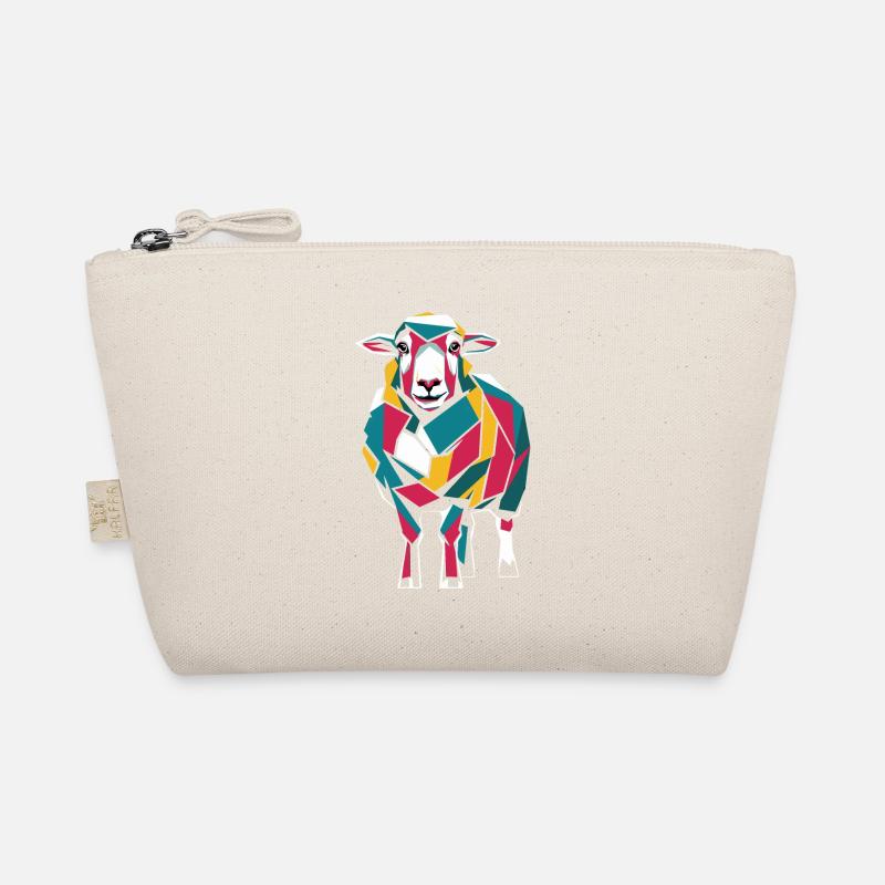 Graphique géométrique coloré d’animal de la ferme Trousse biologique