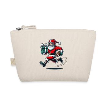 Le Père Noël joue au football Cadeau Fun - Trousse biologique - nature - Devant