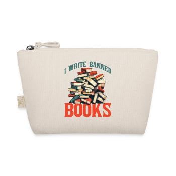 I Write Banned Books - Bio-Täschchen - Natur - Vorne
