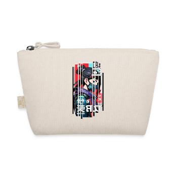 Ver.1 - Cyborg Japan rot blau Kanji - Bio-Täschchen - Natur - Vorne