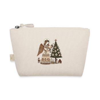 Christmas angel with Scandinavian charm - Organic Pouch - nature - Front