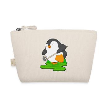 Pinguin Feldhockey Hockeyschläger - Bio-Täschchen - Natur - Vorne
