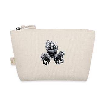 Christmas with Dinosaurs - Organic Pouch - nature - Front